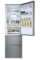 Haier HTR5619ENMG koel-vriescombinatie Vrijstaand 348 l E Zilver - thumbnail