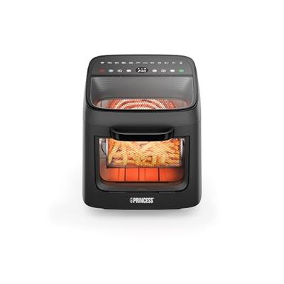 Princess 01.182494.01.001 Airfryer 12.6 l Anti-aanbaklaag, Digitale timer, Controlelampje Zwart