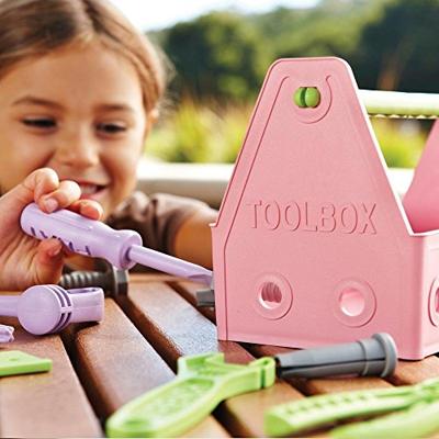 Green Toys gereedschapskist roze