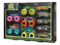 Hot Wheels monster trucks gitd bundel set, 10st. - thumbnail