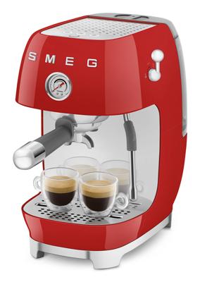 Smeg ECF03RDEU Espresso apparaat Rood