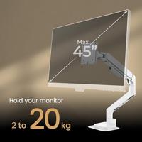 BenQ BSH02 Ergo monitorarm wit - thumbnail