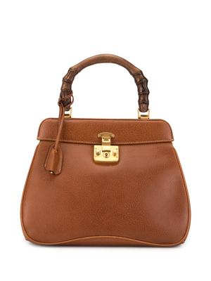 Gucci Pre-Owned Bamboo Line Lady Lock tote - Brown Gucci Pre-Owned Bamboo Line Lady Lock tote - Brown
