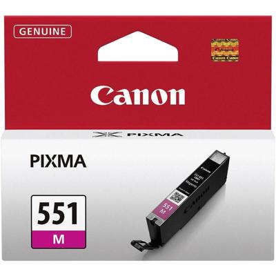 Canon inktcartridge CLI-551M, 319 pagina's, OEM 6510B001, magenta
