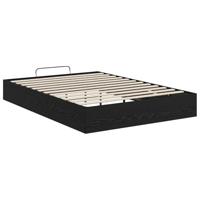 Ottoman Bedframe Zwart Eiken 193 x 120 x 25 cm Spaanplaat - thumbnail