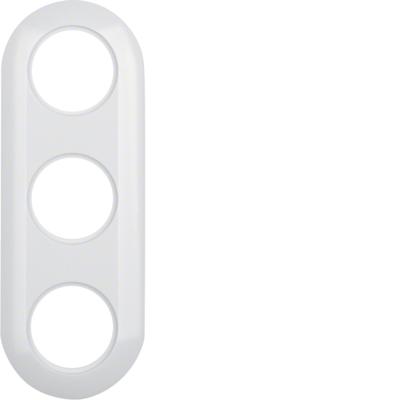 Berker serie 1930 afdekraam 3-voud polarwit schakelmateriaal