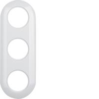 Berker serie 1930 afdekraam 3-voud polarwit schakelmateriaal - thumbnail
