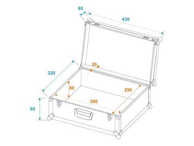 Roadinger Universal Divider Case 42x32x14 centimeter - thumbnail