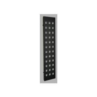 Radiator Sanicare Specials &apos;Square&apos; 948 Watt Inclusief Ophanging 40x180 cm Mat Zwart - thumbnail