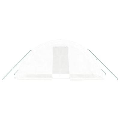 VidaXL Tuinkas met stalen frame 10 m² 5x2x2,3 m