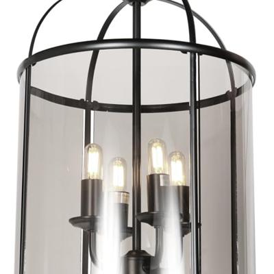 Steinhauer Klassieke hanglampPimpernel zwart 4-lichts - 5972ZW