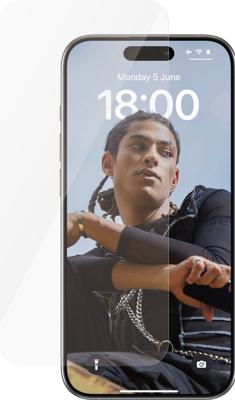 PanzerGlass SAFE. by ® Screen Protector iPhone 15 Pro | Ultra-Wide Fit
