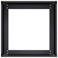 Plantenbak 40x40x30 cm staal zwart - thumbnail