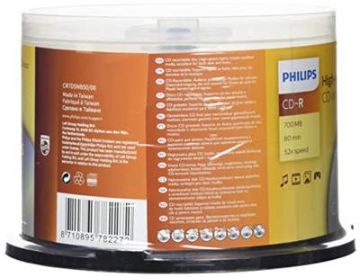 Philips CD-R CR7D5NB50/00 Philips CD-R CR7D5NB50/00