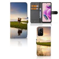 Xiaomi Redmi Note 12S | Telefoonhoesje | Met pasjeshouder | Koe - thumbnail