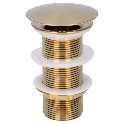 Wastafel Afvoerplug Differnz Always Open 7 cm Mat Goud Wastafel Afvoerplug Differnz Always Open 7 cm Mat Goud