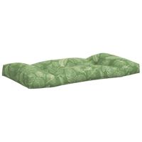 VidaXL Palletkussens 2 st bladpatroon oxford stof - thumbnail