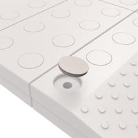 Vuldoppen set grijs - 14 stuks - thumbnail