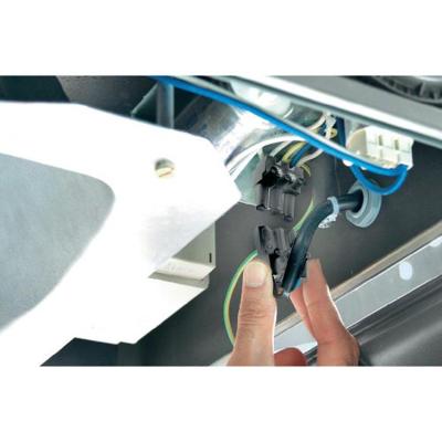 Adels-Contact 17798 Netstekker AC Bus, recht Totaal aantal polen: 2 + PE 16 A Zwart 1 stuk(s)