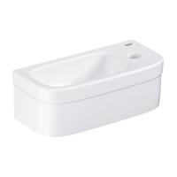 GROHE Euro fontein 37x18cm 1 kraangat zonder overloop wit 39327000 - thumbnail
