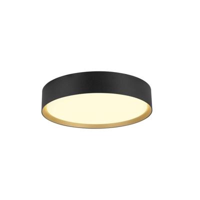 SLV PlafondlampDecona Ø 30cm zwart met goud - 3000K/4000K - 1008920