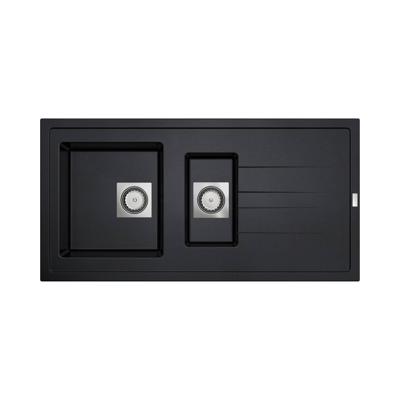 Inbouw Spoelbak Uitstortgootsteen Van Marcke Go Molto 98x50 cm Polyester Zwart Go by Van Marcke Inbouw Spoelbak Uitstortgootsteen Van Marcke Go Molto 98x50 cm Polyester Zwart Go by Van Marcke