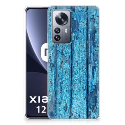 Xiaomi 12 Pro | Bumper Hoesje | Wood Blue