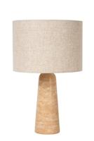 Lucide NIMUE - Tafellamp - Ø 30 cm - 1xE27 - Taupe - thumbnail