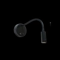 Artdelight Wandlamp Flex USB zwart - thumbnail