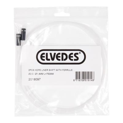 Elvedes liner schak 2/1,4mm(2) 750mm hdpe+hoedje 2018097