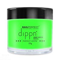 NailPerfect Acrylic Perfect Dippn' Powder Green Mania 25gr - thumbnail
