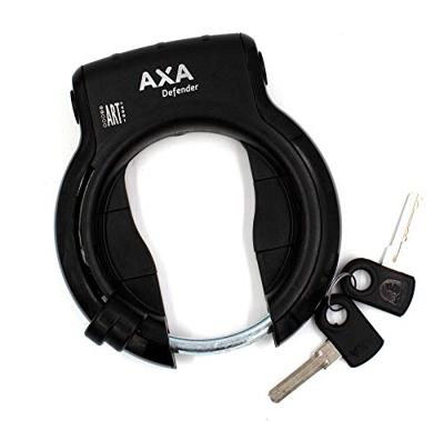 Ringslot Axa Defender - glanzend zwart (werkplaatsverpakking)