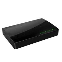 Tenda SG108 8-poorts desktopswitch (8x 100/1000 Mbit/s RJ-45-poorten, autonegation, auto MDI/MDIX, IEEE 8x flowcontrol, niet-blokkerende architectuur) zwart - thumbnail
