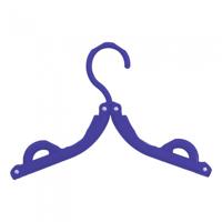 ProPlus inklapbare kledinghanger 42 cm blauw 2 stuks - thumbnail