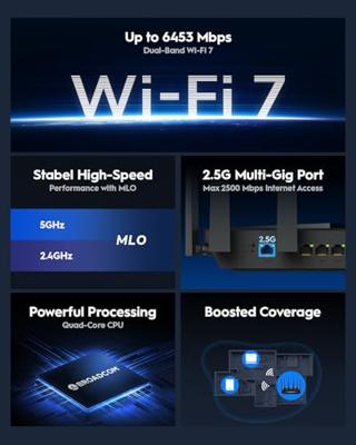 CUDY WR6500H 2,5G Wi-Fi 7 router - thumbnail