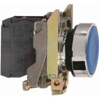 Schneider Electric XB4BA61 Harmony XB4BA61 Druktoets Bedieningsknop vlak 1 knop Blauw Druk-ontgrendeling 1 stuk(s) - thumbnail