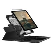 URBAN ARMOR GEAR Rugged Keyboard Case Apple iPad 10.2 (2021/2020/2019) hoes incl. toetsenbord met trackpad [QWERTZ lay-out, LED-achtergrondverlichting, Apple Pencil houder] zwart - thumbnail