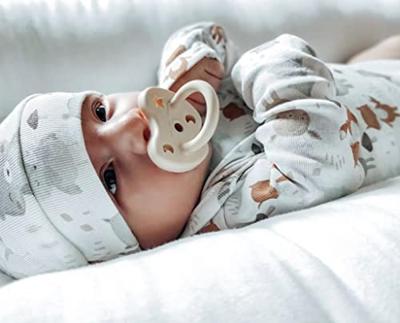 Hevea fopspeen orthodontisch natuurrubber Milky White 3-36 mnd