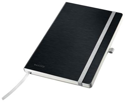 Leitz 44871094 Notitieboek Gelinieerd Satijn-zwart Aantal paginas: 80 DIN A5