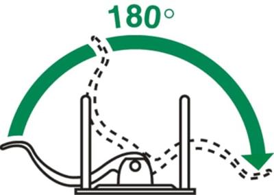Ordner leitz 1050 180° 50mm karton a4 zwart | 20 stuks