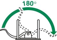 Ordner Leitz 1050 180° 50mm Recycle karton A4 zwart | 20 stuks - thumbnail