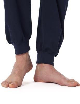 Schiesser Schiesser Pyjama Long dark blue 182198 54/XL