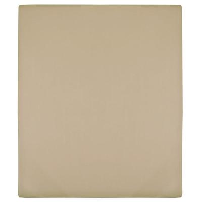 Hoeslaken jersey 100x200 cm katoen taupe