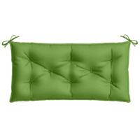 VidaXL Tuinbankkussens 2 st 100x50x7 cm stof gemêleerd groen - thumbnail