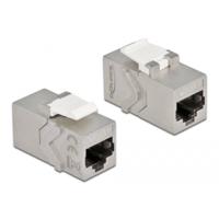 DeLOCK Keystone Module RJ45 jack to RJ45 jack Cat.6A - thumbnail