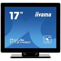 Iiyama prolite t1721msc-b2 17" touchscreen monitor (zwart, hdmi, vga, usb-a) - thumbnail
