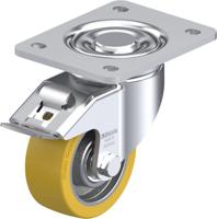 Blickle LH-GTH 100K-3-FI Zwenkwiel met rem Wieldiameter: 100 mm Draagvermogen (max.): 450 kg 1 stuk(s) - thumbnail