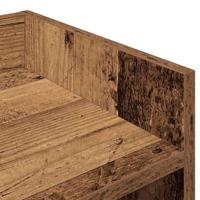 Dressoir 105x30x70 cm bewerkt hout oud houtkleurig - thumbnail