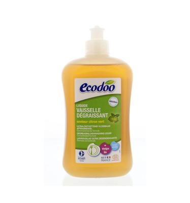 Ecodoo Afwasmiddel vloeibaar ontvettend limoen eco 500 Milliliter