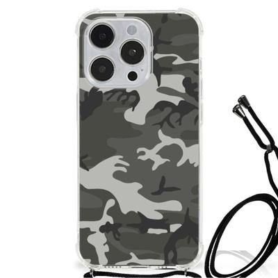 iPhone 14 Pro Max Doorzichtige Silicone Hoesje Army Light iPhone 14 Pro Max Doorzichtige Silicone Hoesje Army Light